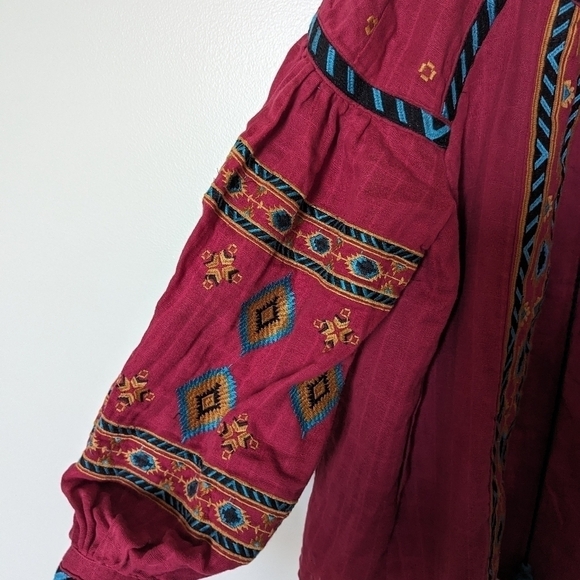 😊 World Market embroidered jacket sz M - Picture 3 of 9